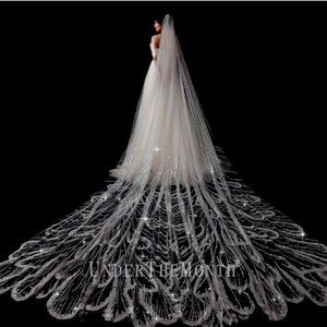 Glitter Wedding Veil